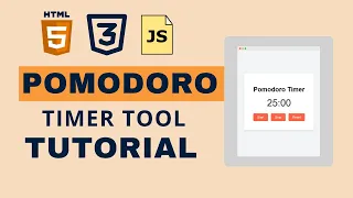 How to create a Pomodoro timer using HTML CSS and JavaScript
