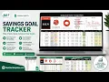 Savings Goal Tracker in Google Sheets