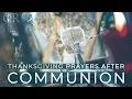 OCR Thanksgiving Prayers After Holy Communion