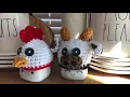 Rae Dunn Marshmallow mug hats