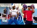 Cheerleading with Damon Wayans Jr and Kevin Hart