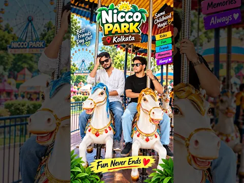 family carousel 🎠 Nicco Park Kolkata #shorts