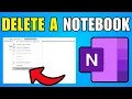 How To Delete A Notebook In OneNote 2026 Best Method