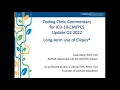 Coding Clinic Commentary for ICD-10 - Update Q2 2022 Long-term Use of Eliquis