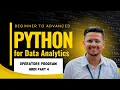 Data Analytics with Python - Part 4 Python Operators Full Programs Explained in Hindi 2025