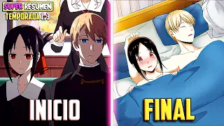 😡TIMIDOS FINGEN que se ODIAN ,pero se AMAN en SECRETO❤️ TODO KAGUYA SUPER RESUMEN