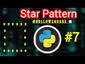 How to make Hollow square star pattern in python python star pattern tutorial