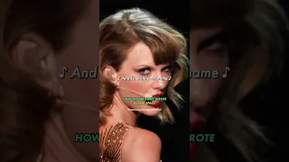 HOW TAYLOR SWIFT WROTE BLANK SPACE Taylorswift 