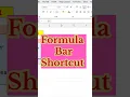 Formula Bar