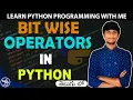 Bitwise Operators in Python in Telugu Python Programming Tutorials in Telugu SA Freshers Adda