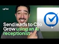 Clio Grow Send Leads Automatically With An AI Receptionist