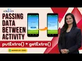 18 Passing Data Between Activities in Android Intent putExtra getStringExtra Android Tutorial