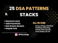 L9 Stacks Where Stack is Applied 25 DSA Patterns Easy way to Master DSA Crack FAANG
