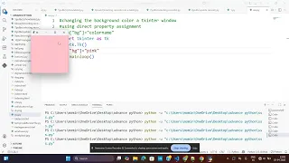 Changing the background color of a tkinter window in python-2 Python Tkinter Tutorial