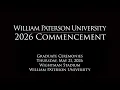 WPUNJ 2026 Graduate Commencement - Arts Humanities and Social Sciences Science and Health