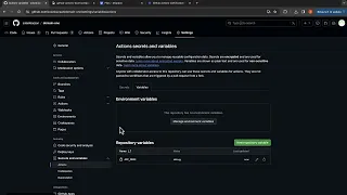 Github Actions Certification - Set Environment Variables from UI