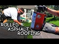 Rolled Asphalt Roofing install