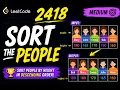 Solving LeetCode 2418 Sort the People C Mapping Sorting Tutorial