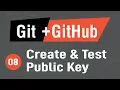 Arabic Learn Git GitHub - Generate And Test Github Public Key