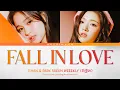 Jihan \u0026 Park Soeun of Weeekly (위클리) - Fall In Love  (Color Coded Lyrics Eng/Rom/Han/가사)
