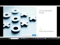 Creating a Python Tic-Tac-Toe Game with AI From Code to Presentation