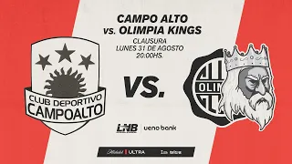 LNB EN VIVO - FECHA 7 - CAMPOALTO Vs. OLIMPIA KINGS