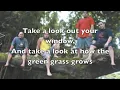The Green Alive with lyrics