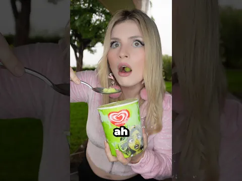 PROBÉ los ATERRADORES HELADOS de COCARDO!! 🥥😱 #shorts
