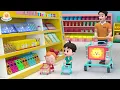 Let's Go Shopping! 🛒 | Shopping Cart Song | Pretend Play for Toddlers | LiaChaCha