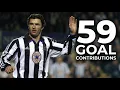 Gary Speed All 59 Goal Contributions for Newcastle United