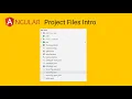 Angular File Structure Introduction