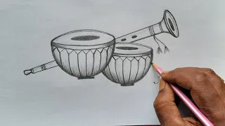 Download How to Draw Tabla  step by step || Drawing drums ||Jakkani Drawing Academy drums 2 MP3
