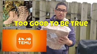 TEMU Boots Is it good enough