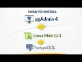 How to Install pgadmin 4 on Linux mint 22 3 and connect POstgreSQL Step by Step guide 2026 Update