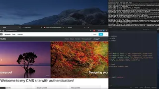 Django Python authentication integrated into Django CMS