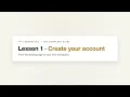 Lesson 1 Create your account LeanProjax The Complete Guide