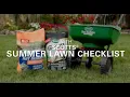 Scotts Summer Lawn Maintenance Checklist