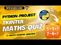 Create random question Math Quiz using Python Tkinter - 2