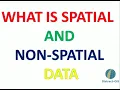 what is spatial data and non - spatial data