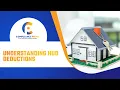 UNDERSTANDING HUD DEDUCTIONS