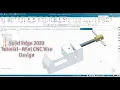 Solid Edge 2023 Tutorial - Mini CNC Vise Design