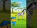Zebra 10 FREE Animal Coloring Pages Learn Animals for Kids 3