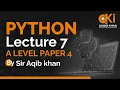 Python Lecture 7 Linear Search A level Computer Science 9618