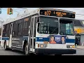 MTA Bus Q24 Q37 Buses Along Atlantic Avenue and 111th Street