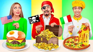 אני נגד סבתא אתגר בישול אוכל ממדינות שונות Multi DO Challenge 