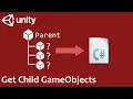 Unity C - How to get child gameobjects Extension Methods