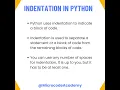 Why is Python 4 spaces