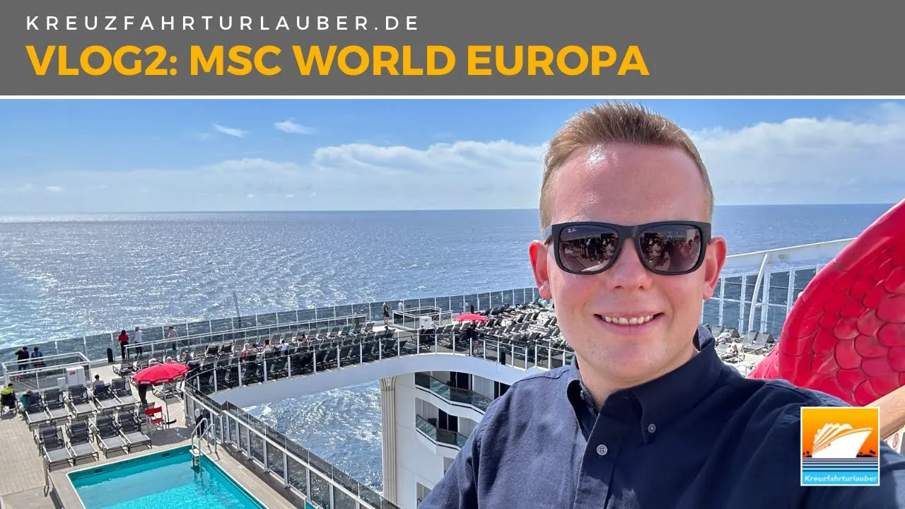 Wenn das Schiff selbst zur Destination wird! VLOG2 MSC World Europa im Mittelmeer