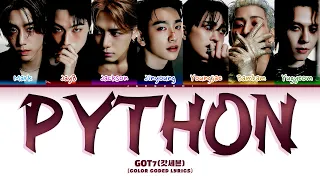 GOT7 갓세븐 PYTHON Color Coded Lyrics 