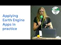 Geo for Good 2022 Applying Earth Engine Apps in practice